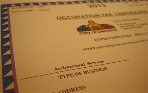 decatur business license|Occupational Tax.
